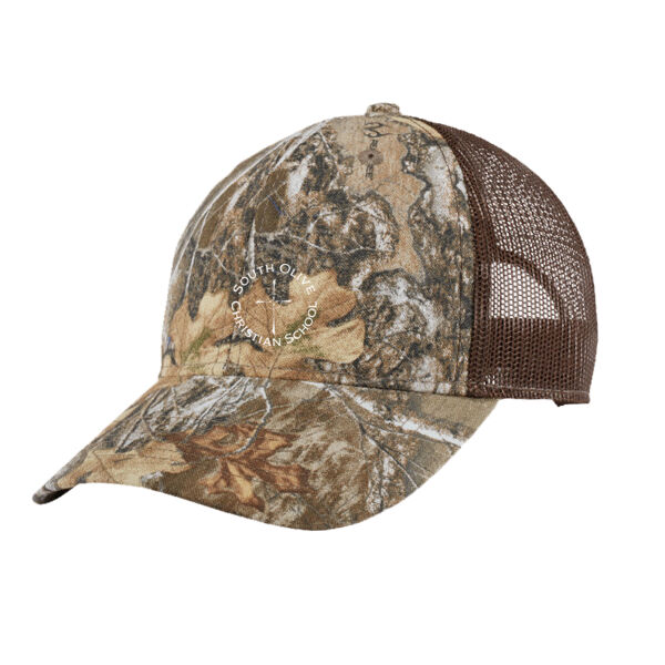 Structured Camouflage Mesh Back Cap Thumbnail