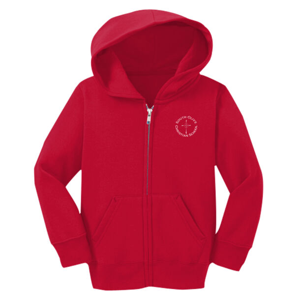 Toddler Core Fleece Full Zip Hooded Sweatshirt Thumbnail