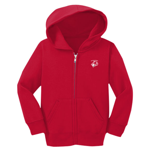 Toddler Core Fleece Full Zip Hooded Sweatshirt 2 Thumbnail