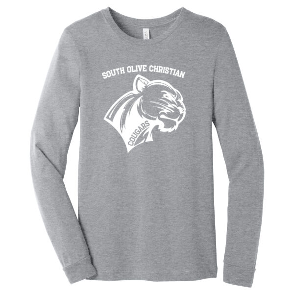  Unisex Heather CVC Long Sleeve Tee Thumbnail